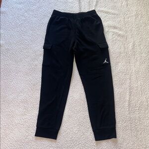 Jordan Kids Black Joggers with Logo